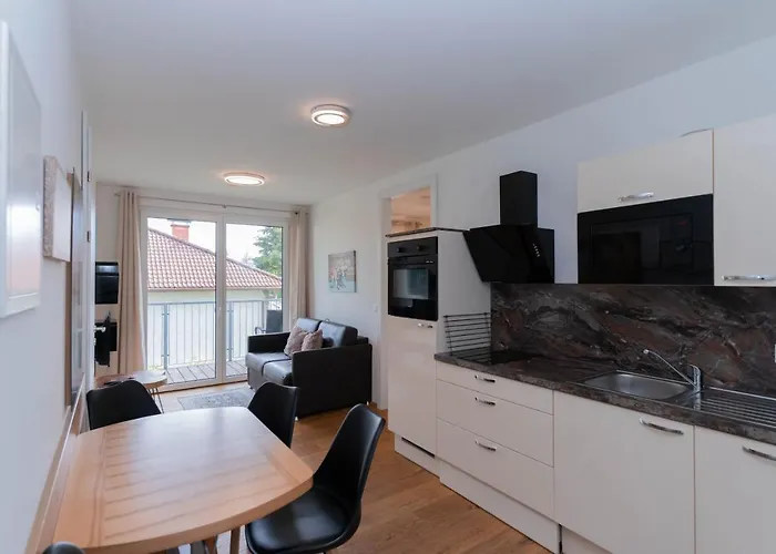 Modern With Private Balcony Near City Center דירה וינה